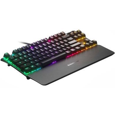 Клавіатура ігрова механічна SteelSeries Apex 7 TKL (Red Switch) UA OLED Smart Display (64646) [401053]