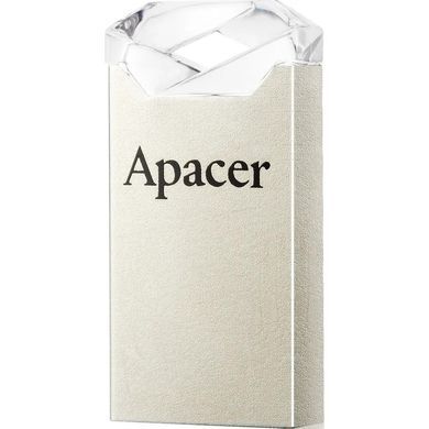 Флеш-накопичувач USB 32GB Apacer AH111 Silver/Crystal (AP32GAH111CR-1) [607067]