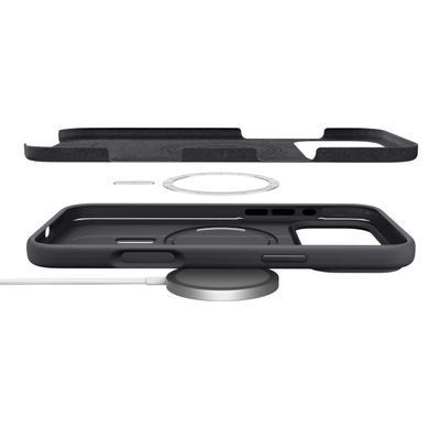 Чохол Spigen для iPhone 17 Pro Max, Silicone Fit MagFit, Black (ACS10270) [112381]