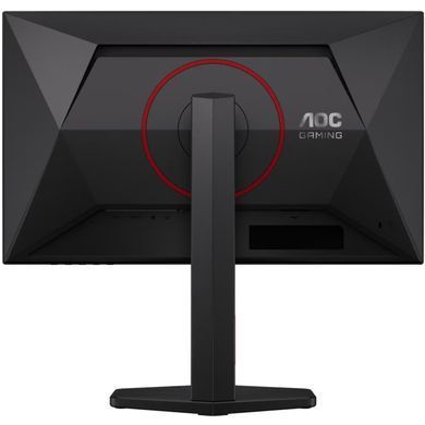 Монітор TFT 23.8" AOC, Fast IPS, 260Гц, 2xHDMI, DP, HAS, Pivot, чорно-червоний (24G4ZR) [405411]