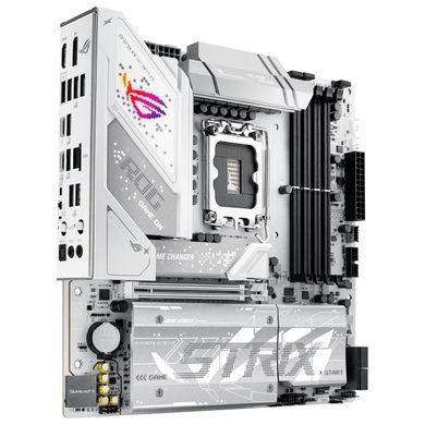 Материнcька плата ASUS ROG STRIX B860-G GAMING WIFI s1851 B860 4xDDR5 M.2 DP HDMI USB Type-C Wi-Fi BT mATX білий (90MB1JF0-M0EAY0) [109179]