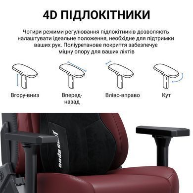 Крісло для геймерів Anda Seat Kaiser 3E XL Dark Gray Fabric (AD23YC-XL-09-GB-CF-G01) [614535]