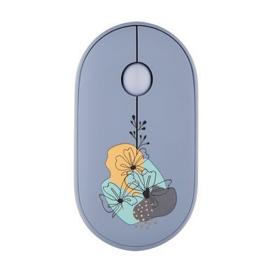 Миша 2E MF300 FLORA:MALLOW Silent WL BT, синій (2E-MF300WFLORABL) [104089]