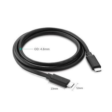 Кабель UGREEN US286 USB-C 2.0 M/M Cable 2m (Black) (UGR-10306) [803339]