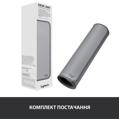 Килимок для мишi Logitech Desk Mat Studio Series Mid Grey (956-000052) [201956]