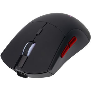 Мишка XTRIKE ME, ігрова бездротова Bluetooth+2.4G+Type-C, 10000dpi., 6кн., RGB, чорна (GW-613) [403805]