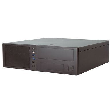 Корпус Chieftec MESH mATX, БЖ 300W, SLIM FF, 2xUSB3.0+2xUSB2.0 (CS-12B-300) [402930]