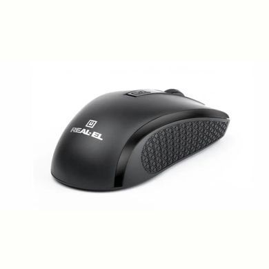 Миша бездротова REAL-EL RM-308 Black (EL123200033) [606402]