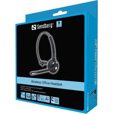 Гарнітура Sandberg Wireless Office Headset Mono Black (126-23) [401988]