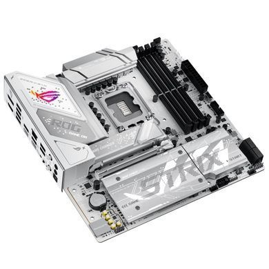 Материнcька плата ASUS ROG STRIX B860-G GAMING WIFI s1851 B860 4xDDR5 M.2 DP HDMI USB Type-C Wi-Fi BT mATX білий (90MB1JF0-M0EAY0) [109179]