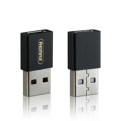 Адаптер Remax RA-USB3 Joymove USB Type-C-USB Black (6954851284291) [604151]