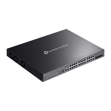 Комутатор TP-LINK 24xGE (24xPoE), 4xSFP+, 500Вт, Керований L3 (SG5428XMPP) [110357]