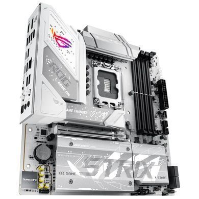 Материнcька плата ASUS ROG STRIX B860-G GAMING WIFI s1851 B860 4xDDR5 M.2 DP HDMI USB Type-C Wi-Fi BT mATX білий (90MB1JF0-M0EAY0) [109179]