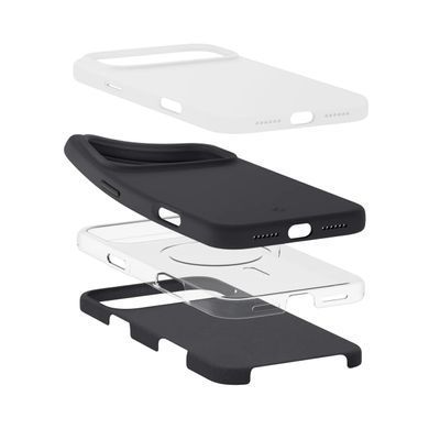 Чохол Spigen для iPhone 17 Pro Max, Silicone Fit MagFit, Black (ACS10270) [112381]
