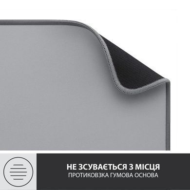 Килимок для мишi Logitech Desk Mat Studio Series Mid Grey (956-000052) [201956]