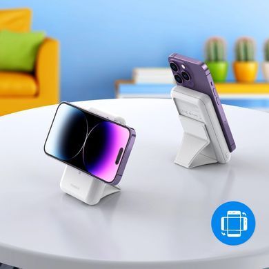 УМБ Choetech Magnetic Wireless 10000mAh 20W PD,QC3.0 USB-A+USB-C White (B663-ACWH) [402242]