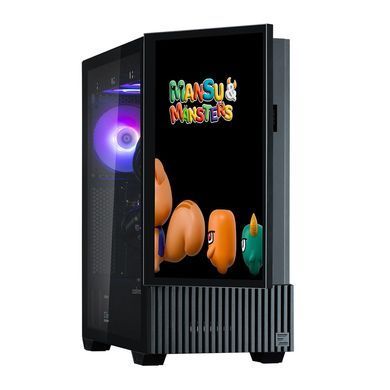 Корпус Zalman Z10 DS, без БЖ, 2xUSB3.0, 1хUSB Type-C, 2х120мм, 1x120мм ARGB, TG Side Panel, ATX, Monitor, чорний (Z10DSBLACK) [109565]