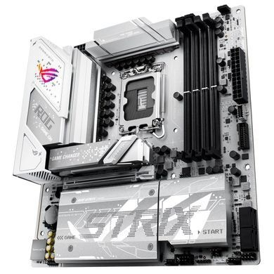 Материнcька плата ASUS ROG STRIX B860-G GAMING WIFI s1851 B860 4xDDR5 M.2 DP HDMI USB Type-C Wi-Fi BT mATX білий (90MB1JF0-M0EAY0) [109179]
