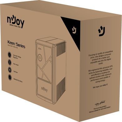 Джерело безперебійного живлення NJOY Keen 800 (UPLI-LI080KU-CG01B) (Keen 800 USB) [613097]