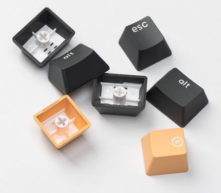 Клавіатура механічна Keychron C1 Pro 87Key, K pro Red, USB-A, QMK/VIA, EN/UKR, White Led, чорний (C1PK1_KEYCHRON) [103639]
