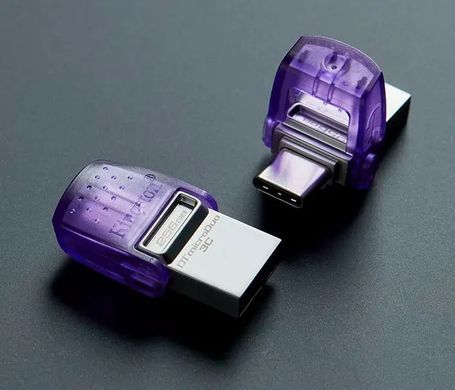 Флеш-накопичувач USB3.2 256GB Type-C Kingston DataTraveler microDuo 3C (DTDUO3CG3/256GB) [607274]