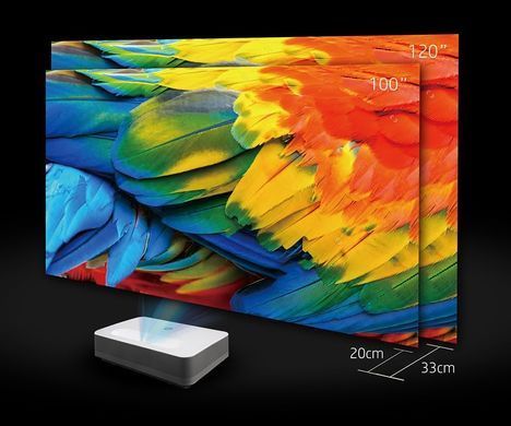 Проєктор ультракороткофокусний HP BP5000 UHD, 2000 lm, LASER, 0.23, WiFi, Smart Aptoide (2U5Z7AA) [105388]