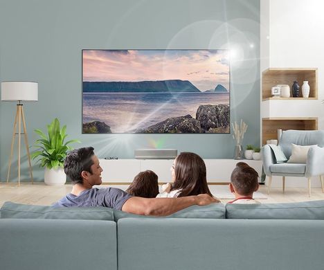 Проєктор ультракороткофокусний HP BP5000 UHD, 2000 lm, LASER, 0.23, WiFi, Smart Aptoide (2U5Z7AA) [105388]