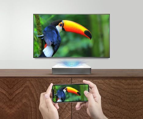 Проєктор ультракороткофокусний HP BP5000 UHD, 2000 lm, LASER, 0.23, WiFi, Smart Aptoide (2U5Z7AA) [105388]