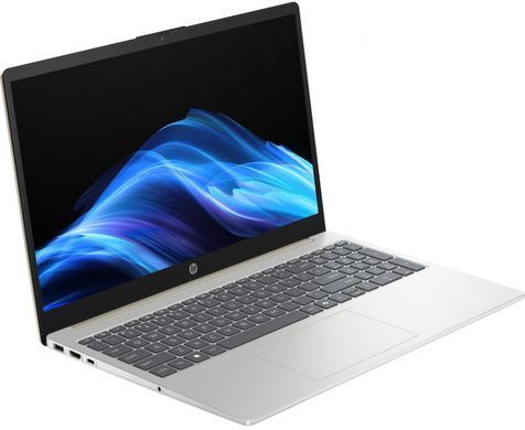Ноутбук HP 15-fd2022ua 15.6" FHD IPS AG, Intel U7-255U, 16GB, F512GB, UMA, DOS, золотистий (C3UU1EA) [111387]