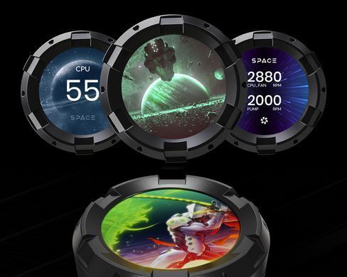 Система водяного охолодження ID-Cooling Space LCD (SL240) [608952]