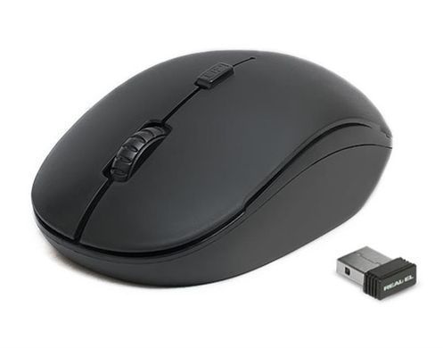 Миша бездротова REAL-EL RM-301 Wireless Black (EL123200022) [606344]