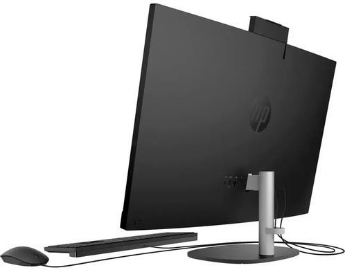 Комп'ютер персональний моноблок HP All-in-One 27" FHD IPS AG, Intel U5-125U, 16GB, F512GB, UMA, WiFi, кл+м, DOS, чорний (A45E4EA) [101130]