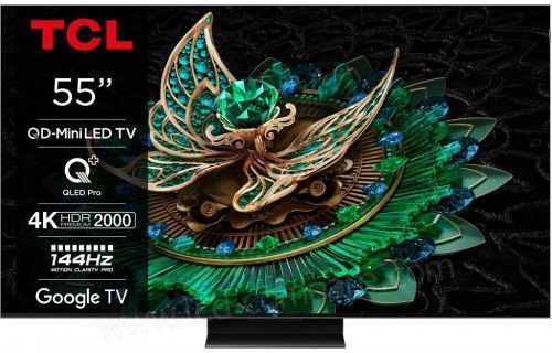 Телевізор 55" TCL MiniLED 4K 144Hz Smart Google TV Titan ONKYO sound (55C89B) [111219]
