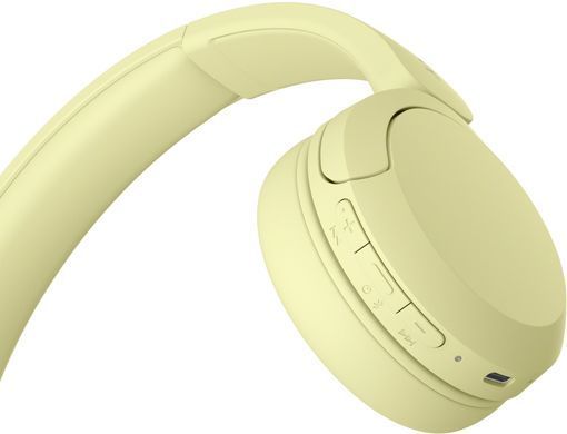 Навушники On-ear Sony WH-CH520 BT 5.2, SBC, AAC, Wireless, Mic, Жовтий (WHCH520Y.CE7) [107514]