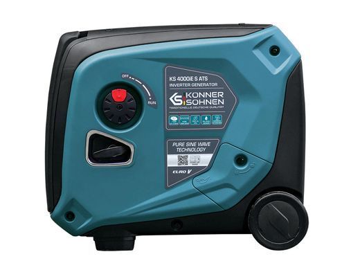 Генератор бензиновий інверторний Konner&Sohnen KS 4000iE S ATS, 230В, 4.0кВт, АВР(ATS), електростартер, 40кг (KS4000IESATS) [105955]