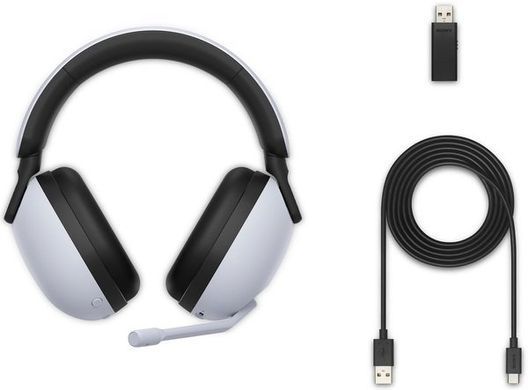 Гарнітура ігрова Over-ear Sony INZONE H9 BT 5.0, ANC, SBC, AAC, Wireless, Mic, Білий (WHG900NW.CE7) [107299]