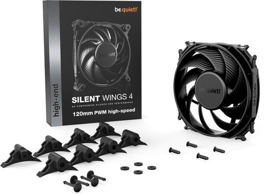 Вентилятор be quiet! Silent Wings 4 120mm PWM High-Speed Black (BL094) [620187]