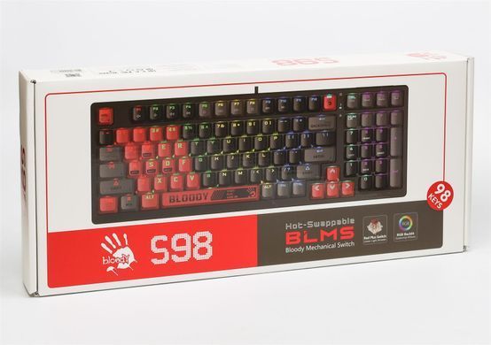 Клавіатура Bloody S98 Sports Red (S98 Bloody (Sports Red)) [605969]