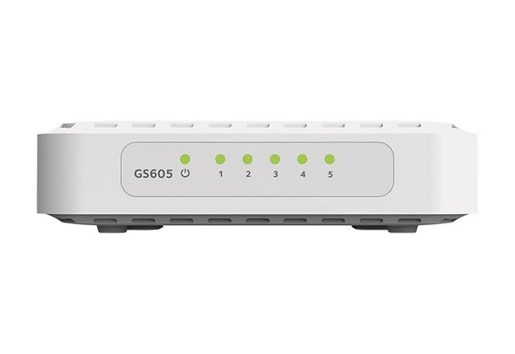 NETGEAR Комутатор GS605 5xGE, некерований (GS605-400PES)