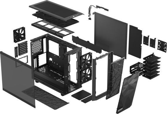 Корпус для ПК FRACTAL DESIGN Meshify 2 Gray TG Light Tint (FD-C-MES2A-04) [303829]