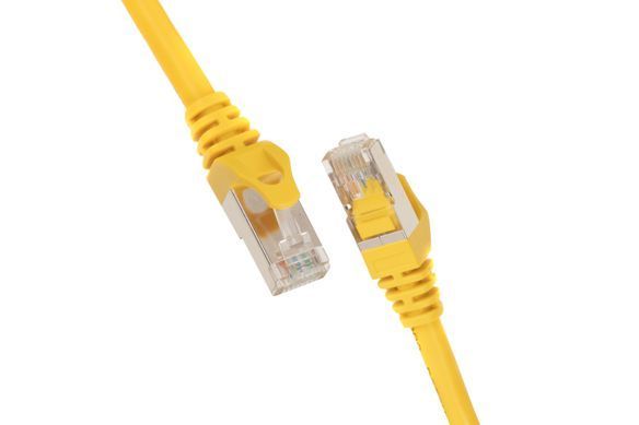 Патч-корд 2E САТ 6, S-FTP, 1м, 26AWG, RJ45, 7/0.16, Cu, PVC, жовтий (2E-PC6SFTPCOP-100YLW) [109874]