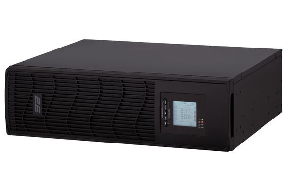 Джерело безперебійного живлення 2E PS2000RT, 2000VA/1600W, RT3U, LCD, USB, 3xC13, 3xSchuko (2E-PS2000RT) [103010]
