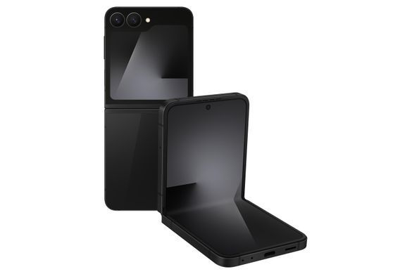 Смартфон Samsung Galaxy Flip 7 FE 5G (F761) 6.7"/3.4" 8/128ГБ, 1SIM, 4000мА&bull;год, чорний (SM-F761BZKGSEK) [110666]