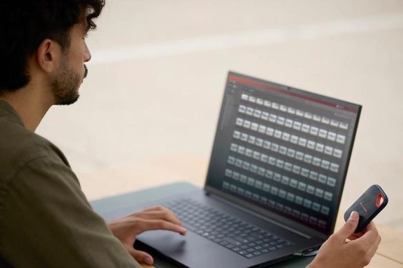 Твердотільний запам&rsquo;ятовувальний пристрій накопичувач (SSD) USB3.2 1TB EXT. SANDISK (SDSSDE70-1T00-G25) [504079]