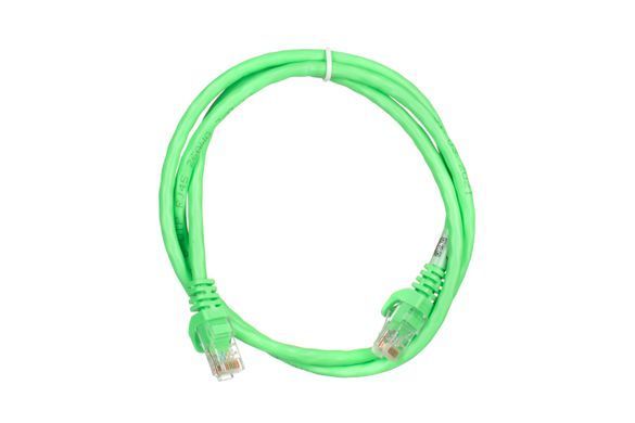 Патч-корд 2E САТ 6, UTP, 1м, 26AWG, RJ45, 7/0.16, Cu, PVC, зелений (2E-PC6COP-100GRN) [109846]