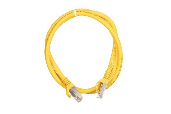 Патч-корд 2E САТ 6, S-FTP, 1м, 26AWG, RJ45, 7/0.16, Cu, PVC, жовтий (2E-PC6SFTPCOP-100YLW) [109874]