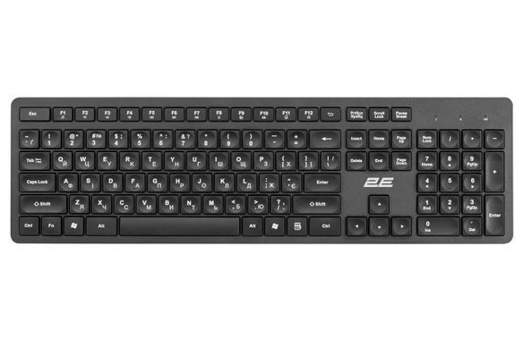 Комплект клавіатура та миша 2E MK420 WL, EN/UK, чорний (2E-MK420WB_UA) [103589]