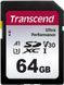 Карта пам'яті Transcend SD 64GB C10 UHS-I U3 R160/W50MB/s 4K (TS64GSDC340S) [110178], фото 1