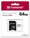 Карта пам'яті Transcend microSD 64GB C10 UHS-I R100/W20MB/s + SD (TS64GUSD300S-A) [108894], фото 4