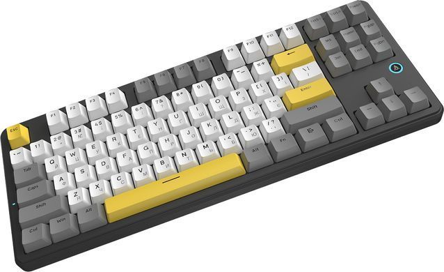 Клавіатура Ajazz AK870 V2 Flying Fish Switch Black USB-C (AK870-V2-FF-BGY) [618097]
